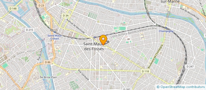 localisation de l'entreprise SPFPL DU DOCTEUR YLANE BEN-SIMHON à SAINT-MAUR-DES-FOSSES