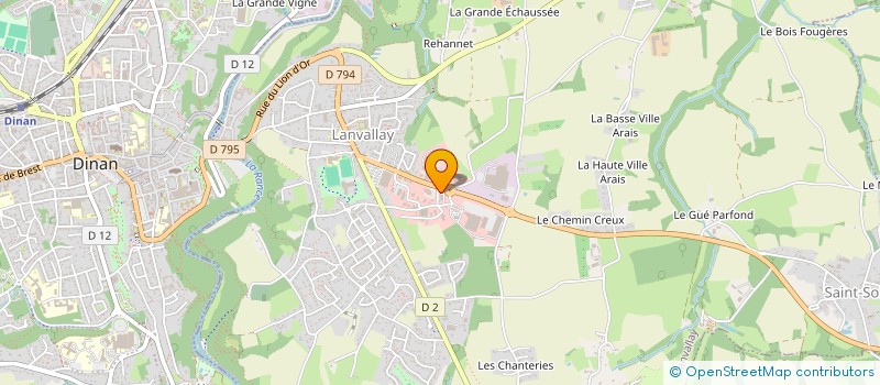 localisation de l'entreprise SPFPL DU DR COUSIN  LANVALLAY