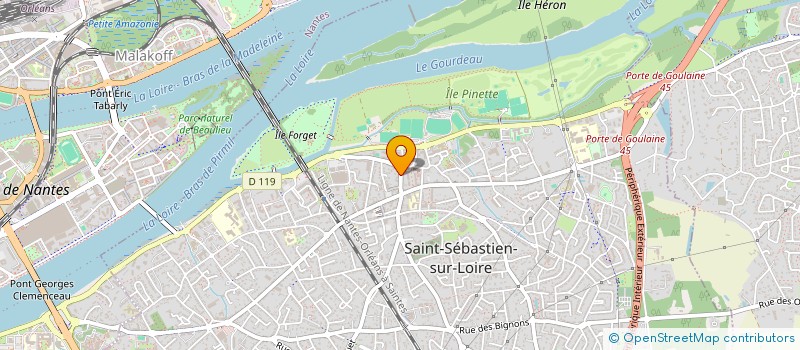 localisation de l'entreprise SPFPL DU DR DAHAN  SAINT-SEBASTIEN-SUR-LOIRE