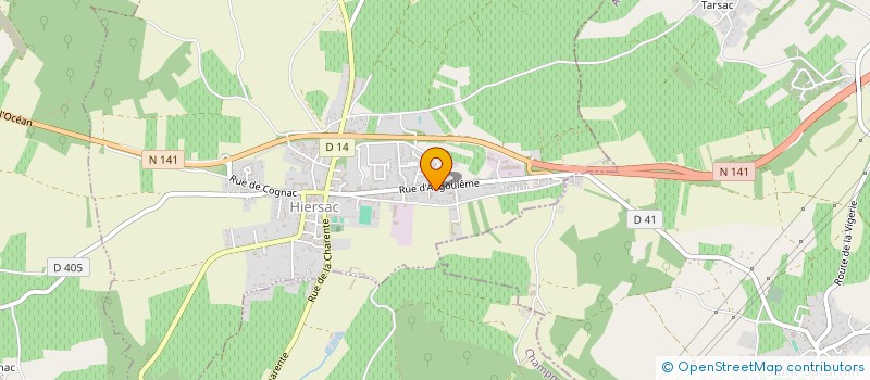 localisation de l'entreprise SPFPL DU DR DENECHAUD CHARLOTTE  HIERSAC