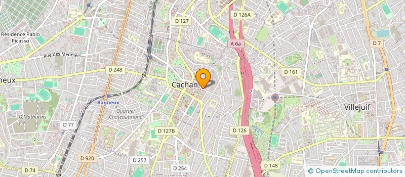 localisation de l'entreprise SPFPL DU DR ELISABETH LOEB  CACHAN