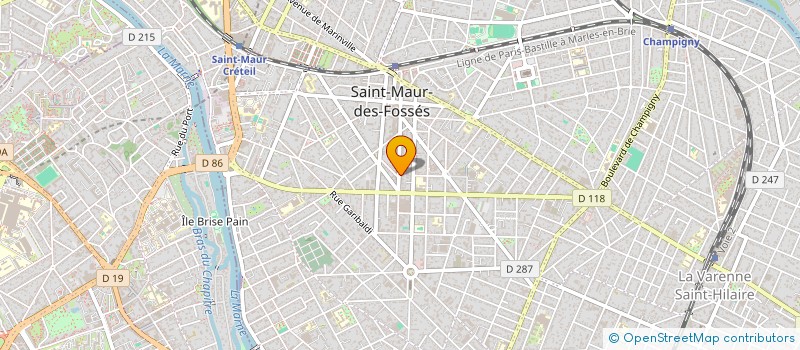 localisation de l'entreprise SPFPL DU DR FLORENT THABUY à SAINT-MAUR-DES-FOSSES