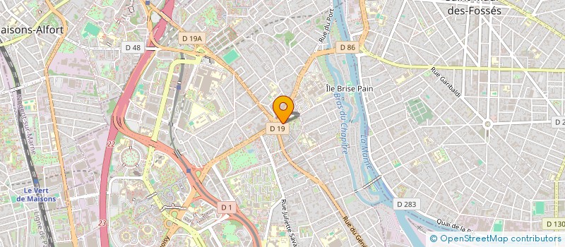 localisation de l'entreprise SPFPL DU DR LAYLI TAVASSOLI  CRETEIL