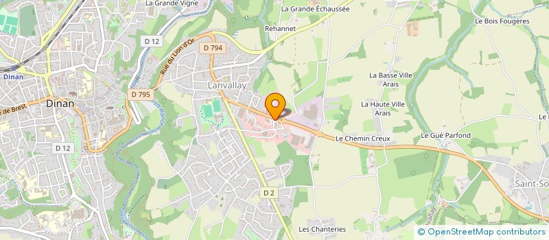 localisation de l'entreprise SPFPL DU DR MAI PASSABOSC à LANVALLAY