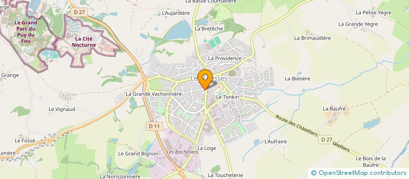 localisation de l'entreprise SPFPL DU DR MARC WEBER à LES EPESSES