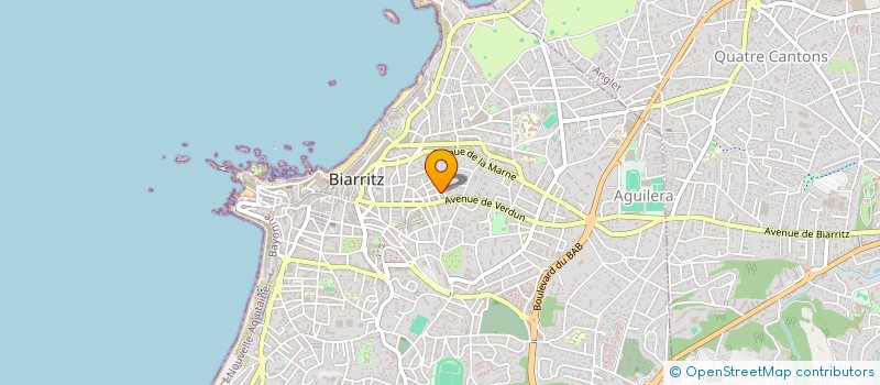 localisation de l'entreprise SPFPL DU DR MARCHETTI à BIARRITZ