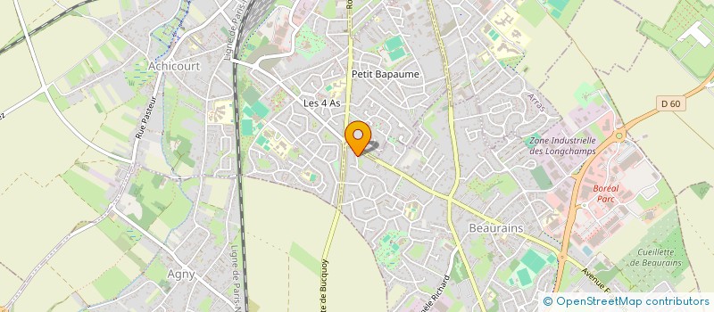 localisation de l'entreprise SPFPL DU DR PIERRE MATHYS  BEAURAINS