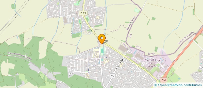 localisation de l'entreprise SPFPL DU DR YAEL OLIEL  DAMMARTIN-EN-GOELE