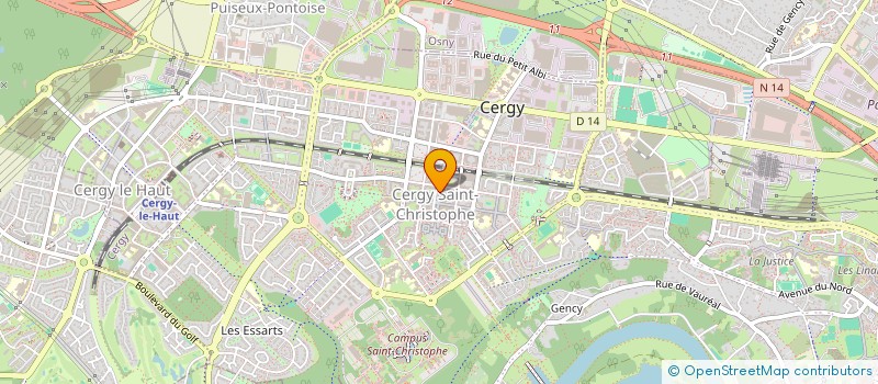 localisation de l'entreprise SPFPL DU MARCHE à CERGY