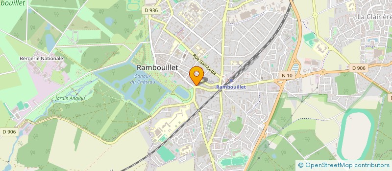 localisation de l'entreprise SPFPL DU PARC  RAMBOUILLET