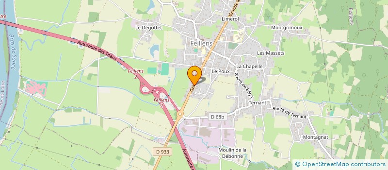 localisation de l'entreprise SPFPL DU PONT DU ROI à FEILLENS