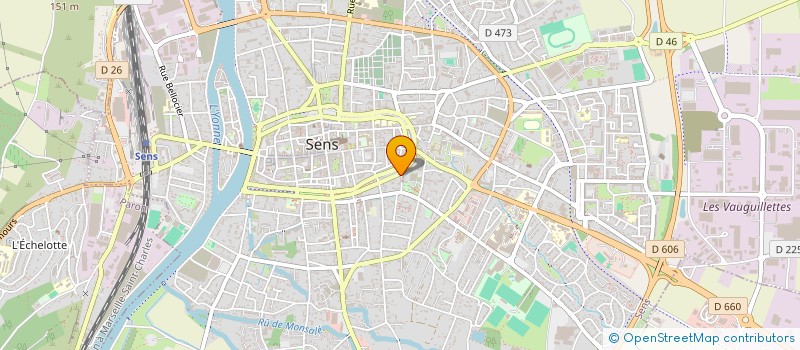 localisation de l'entreprise SPFPL DUBOIS CHEVALIER  SENS