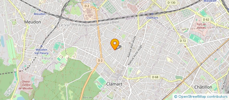 localisation de l'entreprise SPFPL DUCLAUX à CLAMART