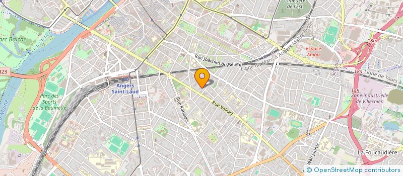 localisation de l'entreprise SPFPL E.CHABRUN à ANGERS