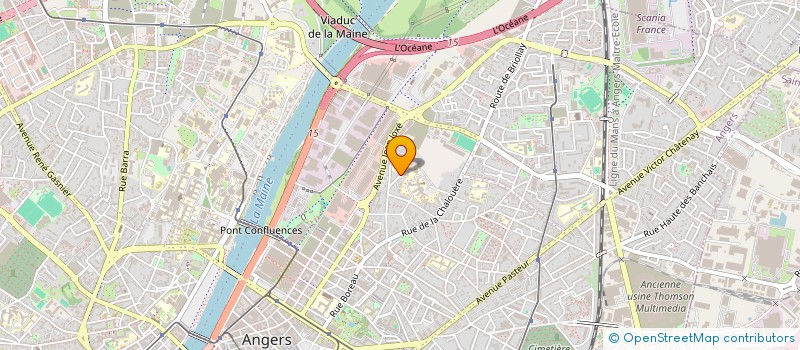 localisation de l'entreprise SPFPL E.PATEU à ANGERS