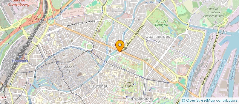 localisation de l'entreprise SPFPL EA à STRASBOURG