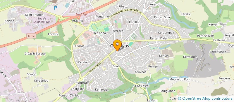 localisation de l'entreprise SPFPL EL FILALI à GUIPAVAS