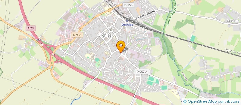 localisation de l'entreprise SPFPL EMANI  ORCHIES