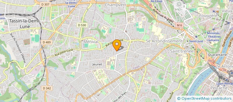 localisation de l'entreprise SPFPL EMERAUDE  LYON