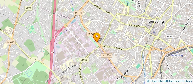 localisation de l'entreprise SPFPL ERIC HAMMAD  TOURCOING