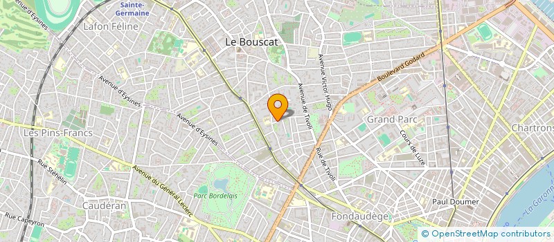 localisation de l'entreprise SPFPL ERIC MENERET  LE BOUSCAT