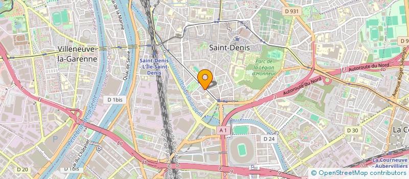localisation de l'entreprise SPFPL ES SATHI  SAINT-DENIS