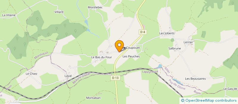 localisation de l'entreprise SPFPL EVERT HERMAN  BEAUNE-D'ALLIER