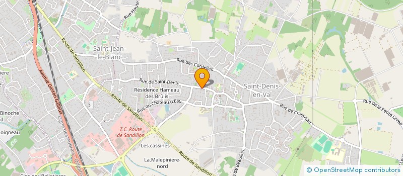 localisation de l'entreprise SPFPL EVMH à SAINT-DENIS-EN-VAL