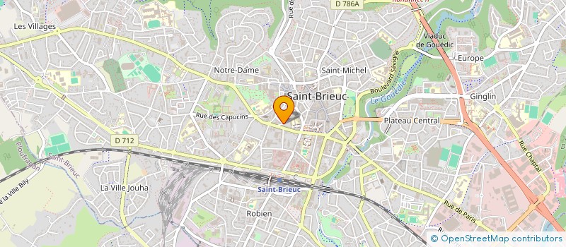 localisation de l'entreprise SPFPL EXOCOETUS à SAINT-BRIEUC