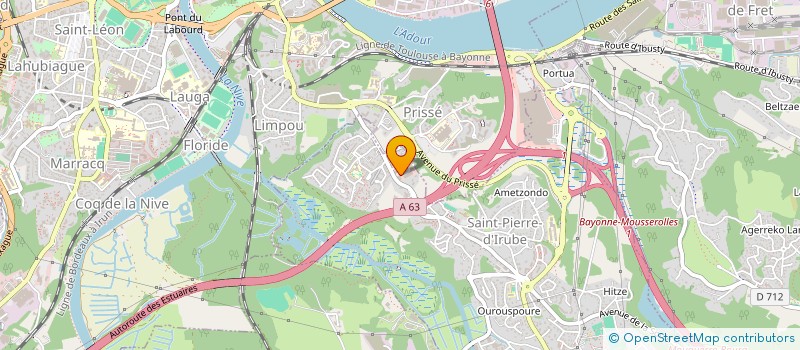 localisation de l'entreprise SPFPL FAGOS à SAINT-PIERRE-D'IRUBE