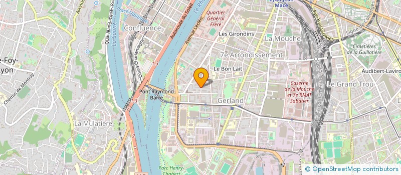 localisation de l'entreprise SPFPL FERDI-ABBASSI  LYON