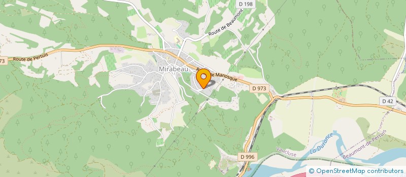 localisation de l'entreprise SPFPL FINANCIERE EUGENIE  MIRABEAU