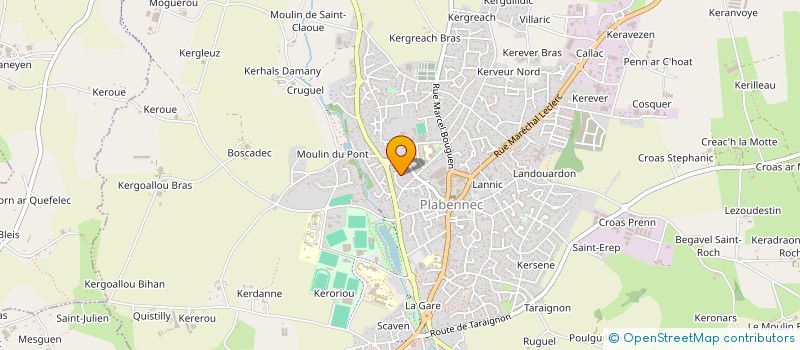 localisation de l'entreprise SPFPL FINANCIERE H à PLABENNEC