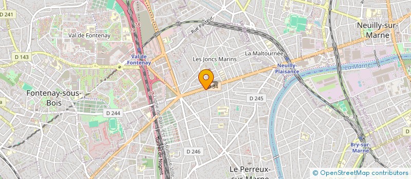 localisation de l'entreprise SPFPL FINANCIERE HARITHARAN  LE PERREUX-SUR-MARNE