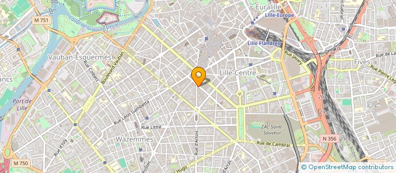 localisation de l'entreprise SPFPL FINANCIERE WATTEBLED à LILLE
