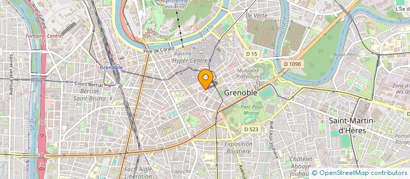 localisation de l'entreprise SPFPL FINORVAL à GRENOBLE