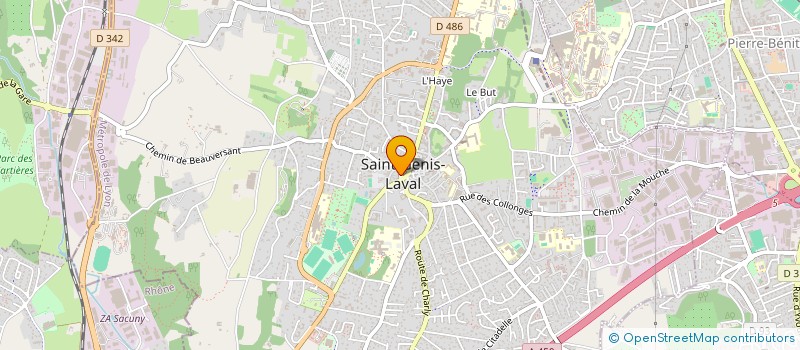 localisation de l'entreprise SPFPL FLORENCE PARET PHARMACIEN  SAINT-GENIS-LAVAL