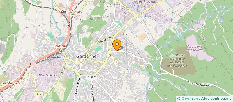 localisation de l'entreprise SPFPL FORNARIS à GARDANNE
