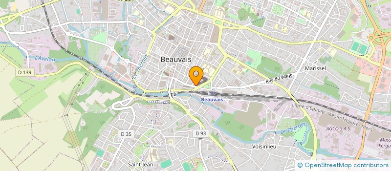 localisation de l'entreprise SPFPL FOURNIER PHARMA  BEAUVAIS