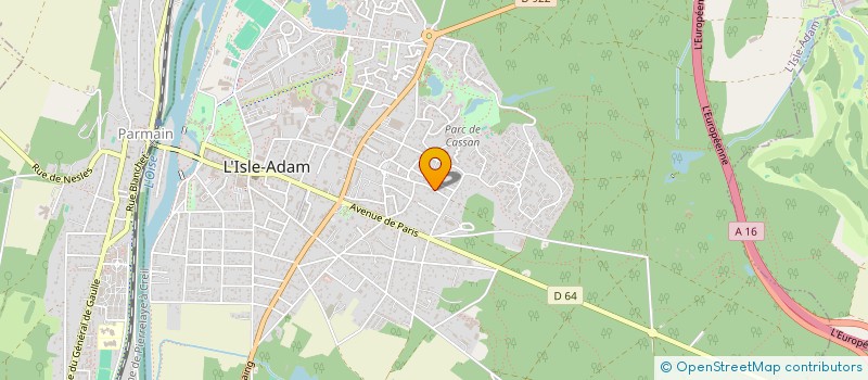 localisation de l'entreprise SPFPL FR  ISLE ADAM