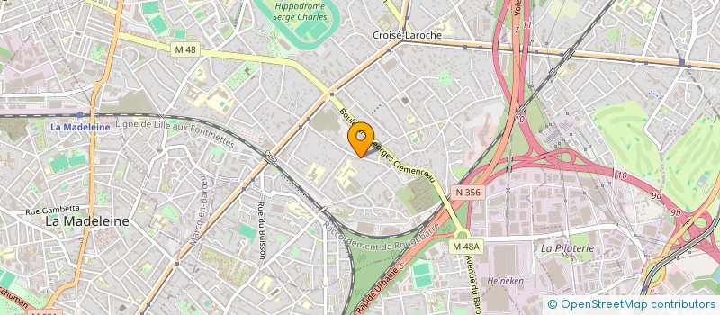 localisation de l'entreprise SPFPL FRANCE VERBRUGGHE à MARCQ-EN-BARŒUL