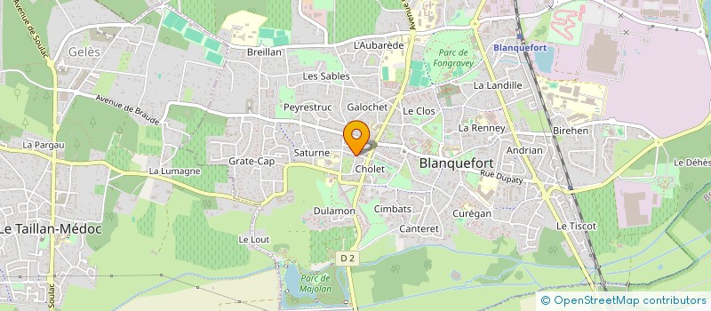 localisation de l'entreprise SPFPL FRANCK LACAPE à BLANQUEFORT