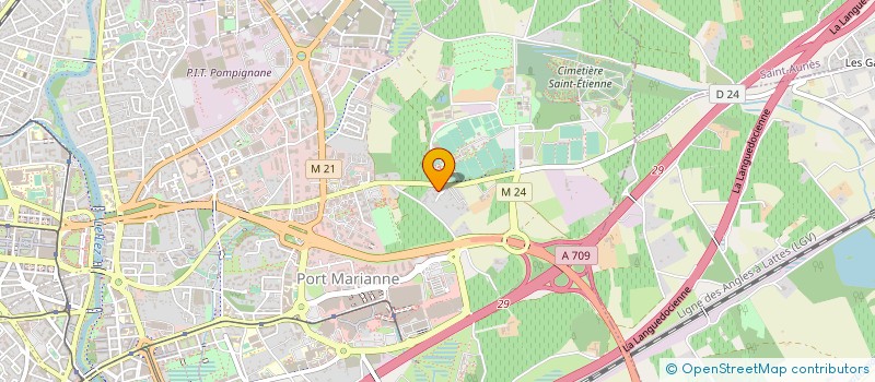 localisation de l'entreprise SPFPL FRANCOIS LOZACH à MONTPELLIER