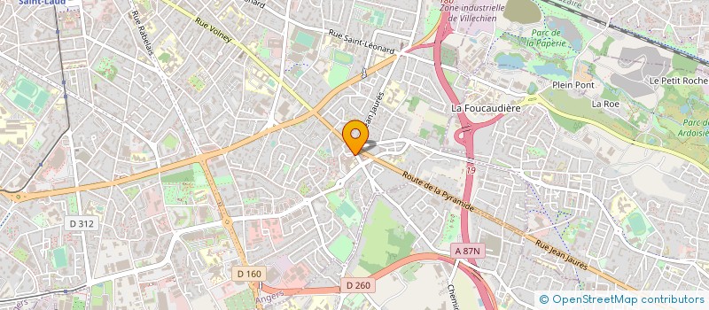 localisation de l'entreprise SPFPL FRAUDIN à ANGERS