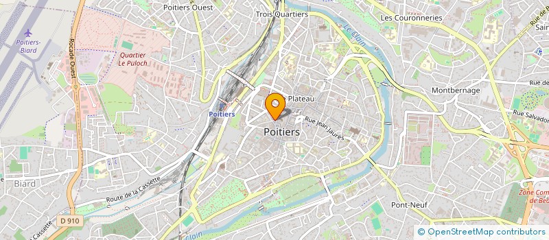 localisation de l'entreprise SPFPL GABRIELA ROCHA  POITIERS