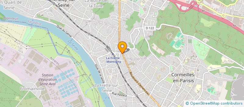 localisation de l'entreprise SPFPL GARA  LA FRETTE-SUR-SEINE