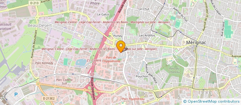 localisation de l'entreprise SPFPL GAUDRAY  CANEJAN