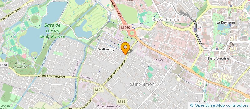 localisation de l'entreprise SPFPL GEFFRE à TOULOUSE