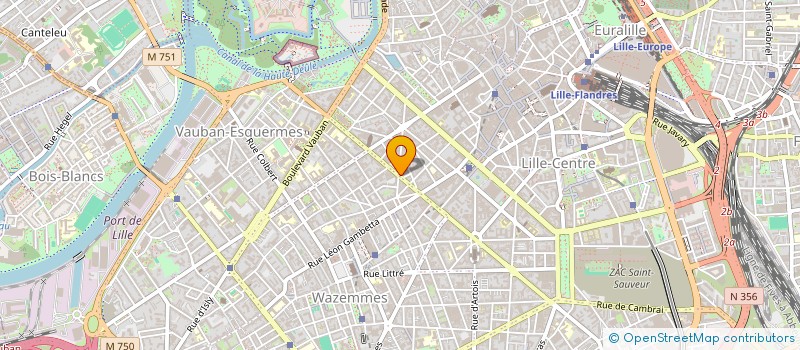 localisation de l'entreprise SPFPL GEGOUT à LILLE