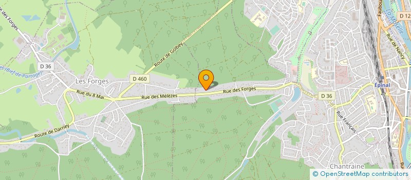 localisation de l'entreprise SPFPL GERARD LEFAURE BIOLOGISTE  CHANTRAINE